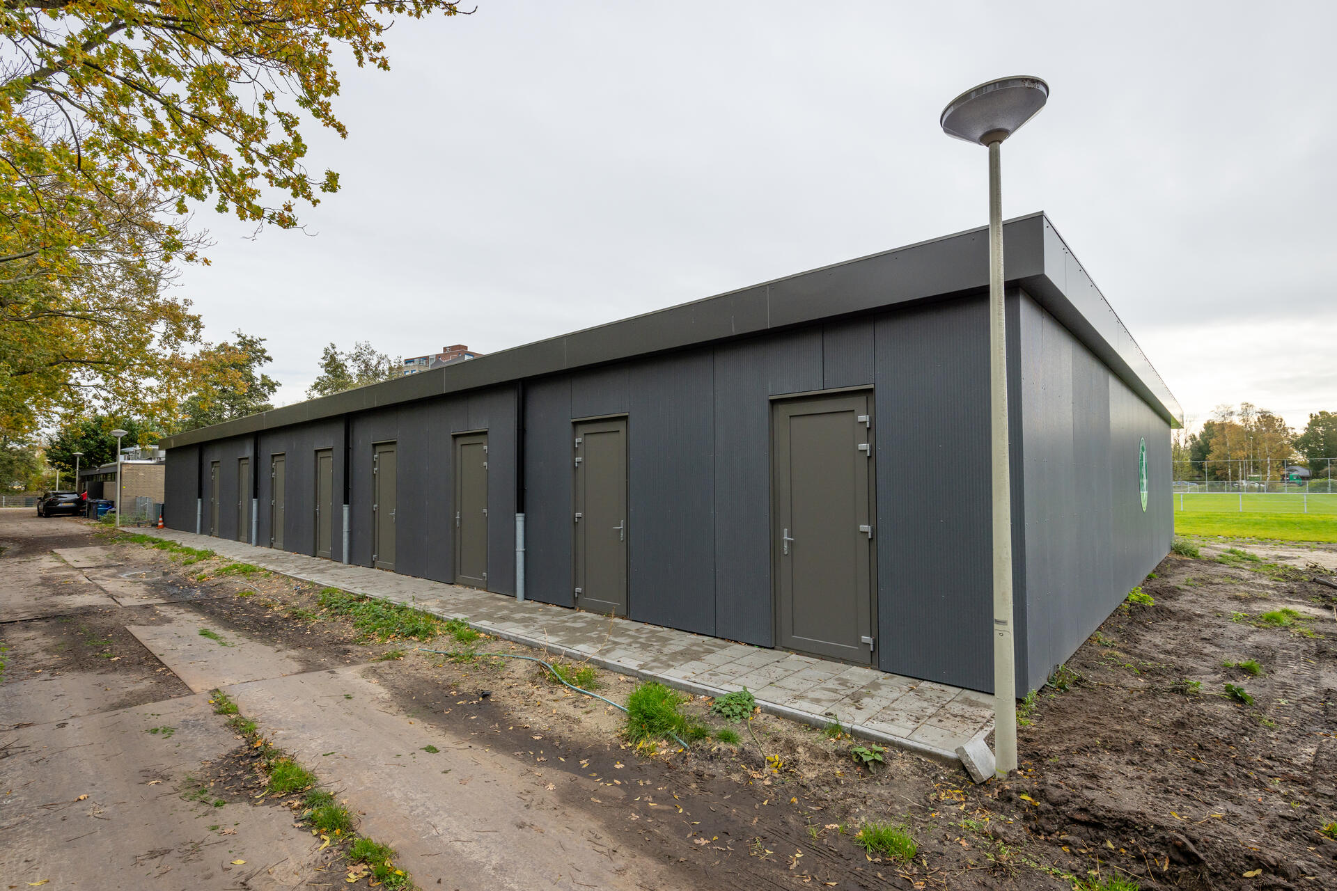 Kleedkamercomplex voetbalvereniging HDV in Den Haag