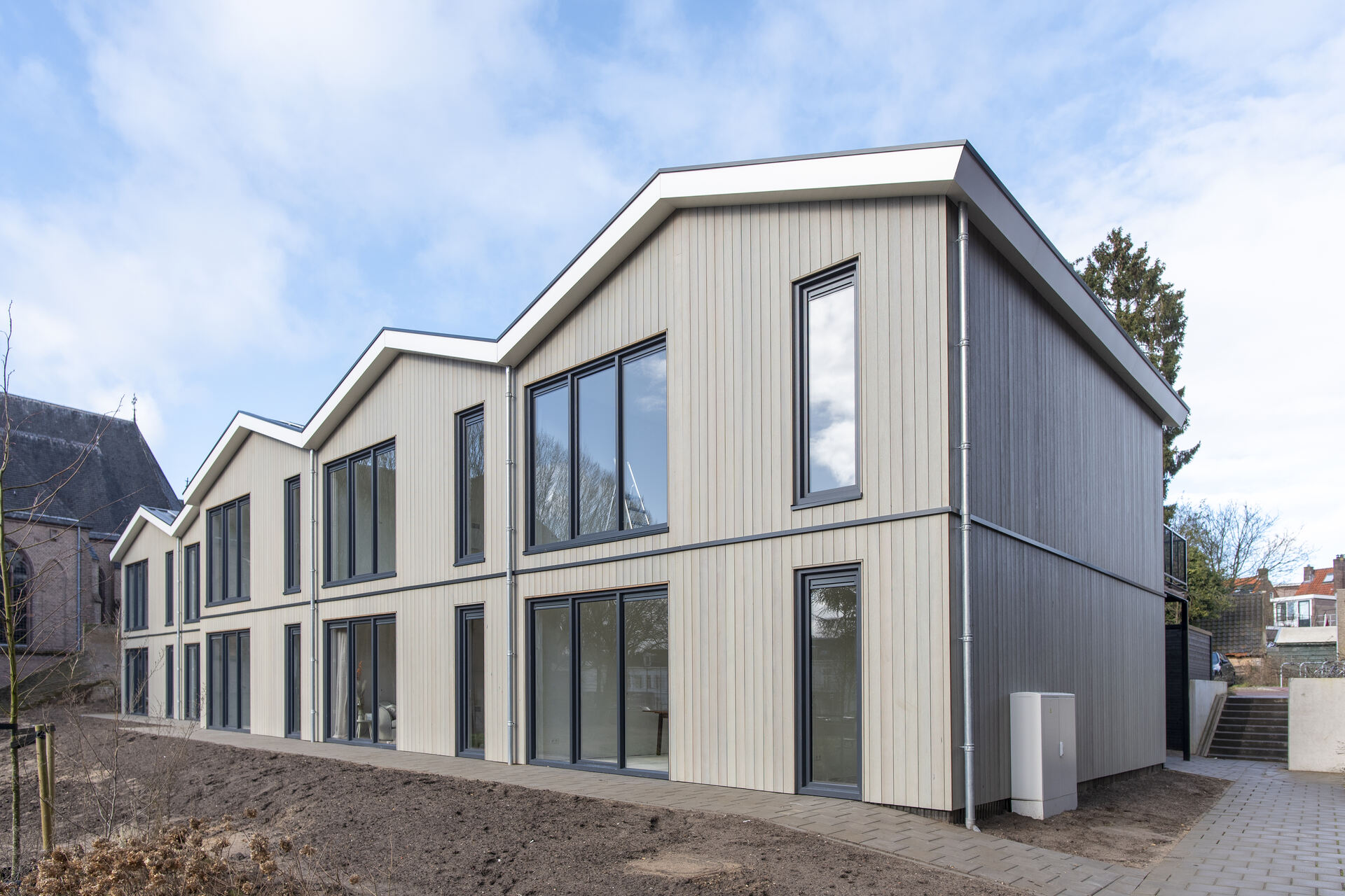 10 flexwoningen op tijdelijke locatie in Oosterbeek - Van den Nagel Modulaire Bouw